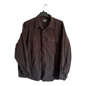 Gander Mountain Mens 100% Cotton Button Down Flannel Shirt Long Sleeve Size 3XL